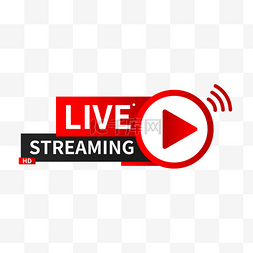 streaming图片_live streaming圆形播放框