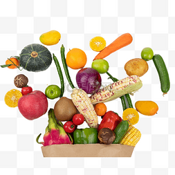 水果水果飞溅图片_绿色健康果蔬蔬菜