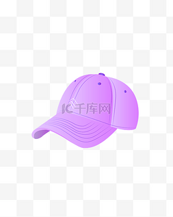 儿童遮阳帽图片_紫色儿童帽子