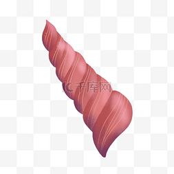 尖角波浪线图片_一个紫色尖角海螺