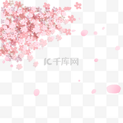 漂亮的樱花树图片_红色的樱花免抠图