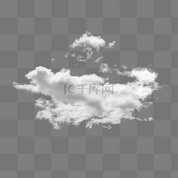 云朵写实图片_写实仿真白云元素