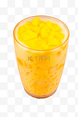 凤梨汁汁图片_芝芝芒芒水果奶茶