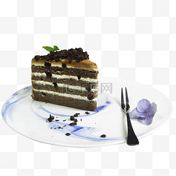 巧克力蛋糕实物图片_黑森林巧克力蛋糕