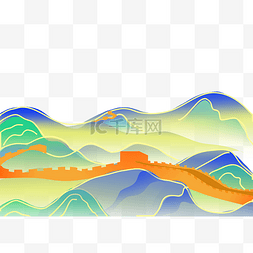 中粮长城logo图片_国潮风北京长城