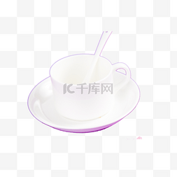 白色咖啡杯餐具下载