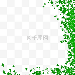 绿叶装饰
