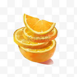 切面柠檬图片_橙子