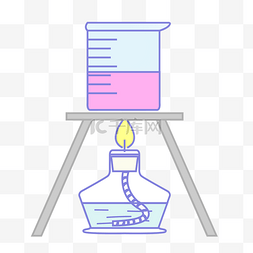 化学加热实验图片_烧杯火焰化学实验