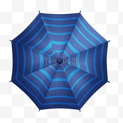 俯视雨伞遮阳伞