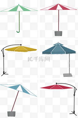 夏季遮阳伞图片_夏日遮阳伞