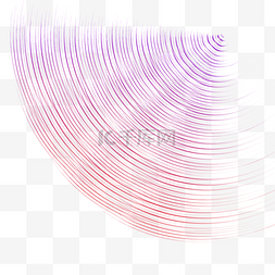 线条紫图片_紫色圆弧形线条