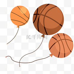 气球充气图片_篮球装饰气球