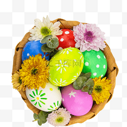复活节花朵彩蛋