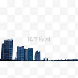 蓝色城市科技图片_城市摩天大厦大楼林立
