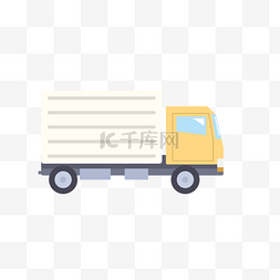 货车小图片_黄色的小货车