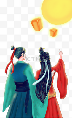 七夕鹊桥情侣图片_七夕牛郎织女相会