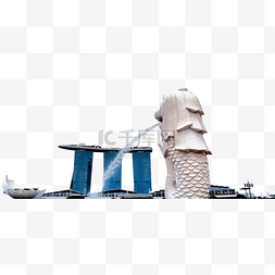 酒店请贴图片_新加坡狮身鱼尾像滨海湾金沙酒店
