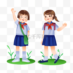 少年先锋队图片_小学生少先队