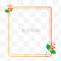 简洁线框图片_简洁可爱装饰线框