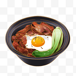烤肉拌饭logo图片_新中式国潮风美食石锅拌饭