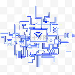 元件图片_信号科技网络连接