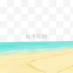 海边夏日模板下载图片_卡通沙滩
