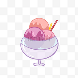 冰淇淋球彩色