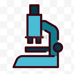 暗色显微镜图片_化学校园实验显微镜图标