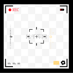 影视素材手绘图片_手绘手机拍照边框