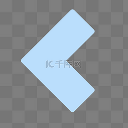 简约按钮图标图片_蓝色创意返回按钮元素