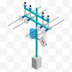 关灯关电源图片_电塔电线杆电线