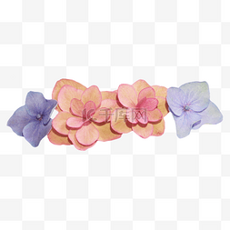 花球图片_蓝色粉色绣花球花朵
