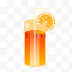 饮料橘色橙汁橙子果汁美味