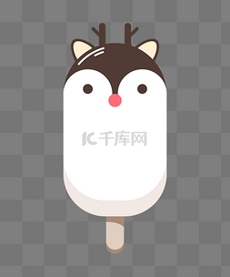 白色企鹅冰淇淋