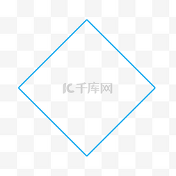 杭州亚运会背景图片_2016杭州大会矩形蓝色边框图