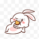 中秋节表情包白兔吃月饼