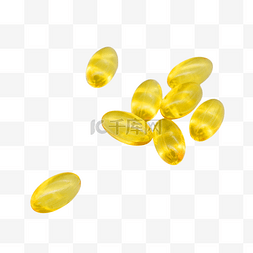 黄色椭圆胶囊