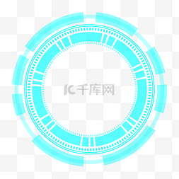 社区和商圈图片_科技感商务圆形光圈