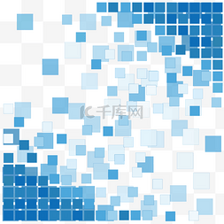 矢量科技色块