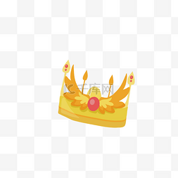 黄色的皇冠免抠图