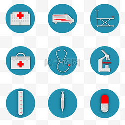 医疗主题图标图片_医疗主题图标
