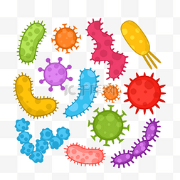 细菌口罩图片_细菌病毒微生物冠状病毒感染图像
