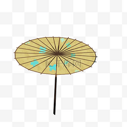 清明节雨伞油纸伞