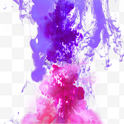 紫色梦幻抽象烟雾