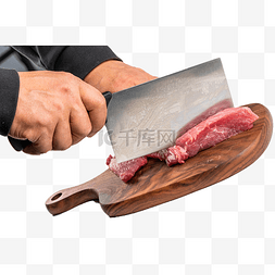 切肉图片_猪肉切肉