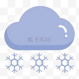 大雪天气图标