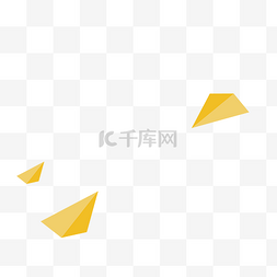 立体三角漂浮装饰图片_漂浮的立体小三角