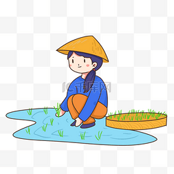 种水稻图片_播种耕种耕耘