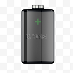 电池电池图片_黑色矢量电池图